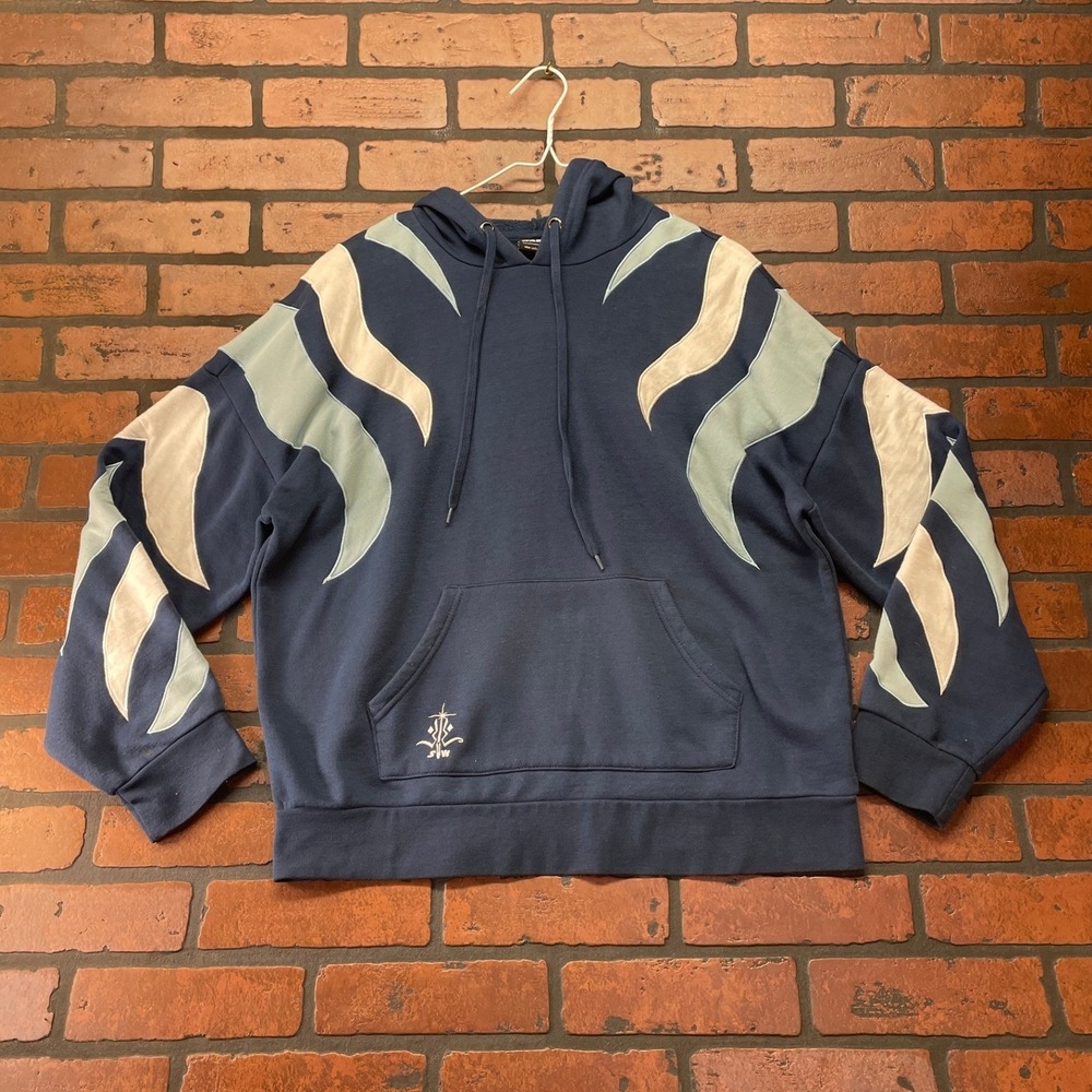 Her Universe Star Wars Ahsoka Tano Dark Blue Hoodie Women's M Soft Fleece